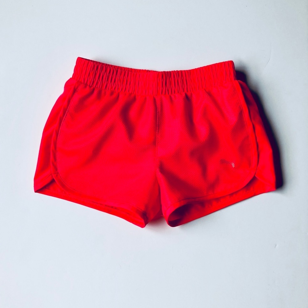 NWT Puma Kids Girls Neon Orange Shorts-Size 5